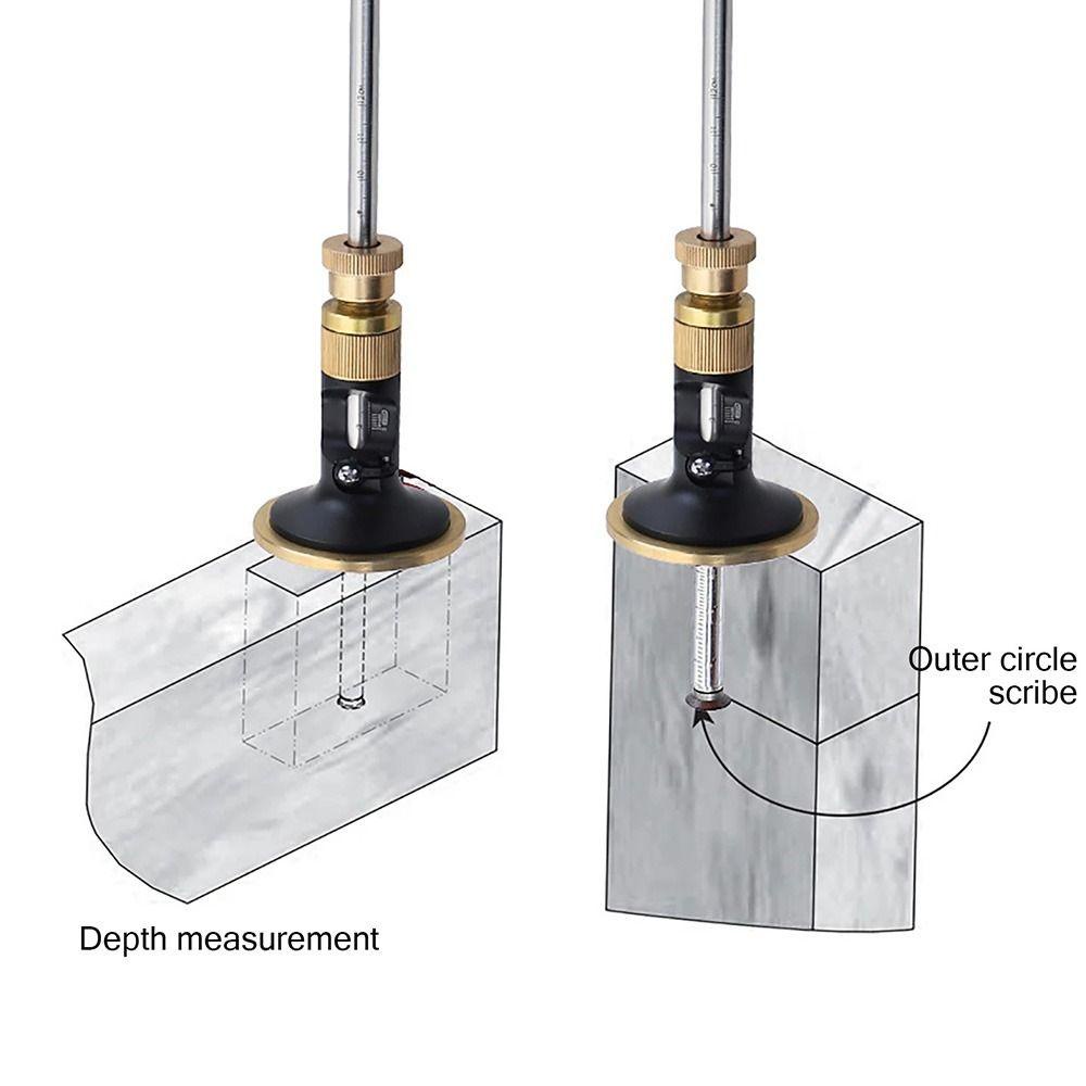 WTTLE Thước Đo Độ Sâu Tự Động Chuyên Dụng Kiểu Châu Âu