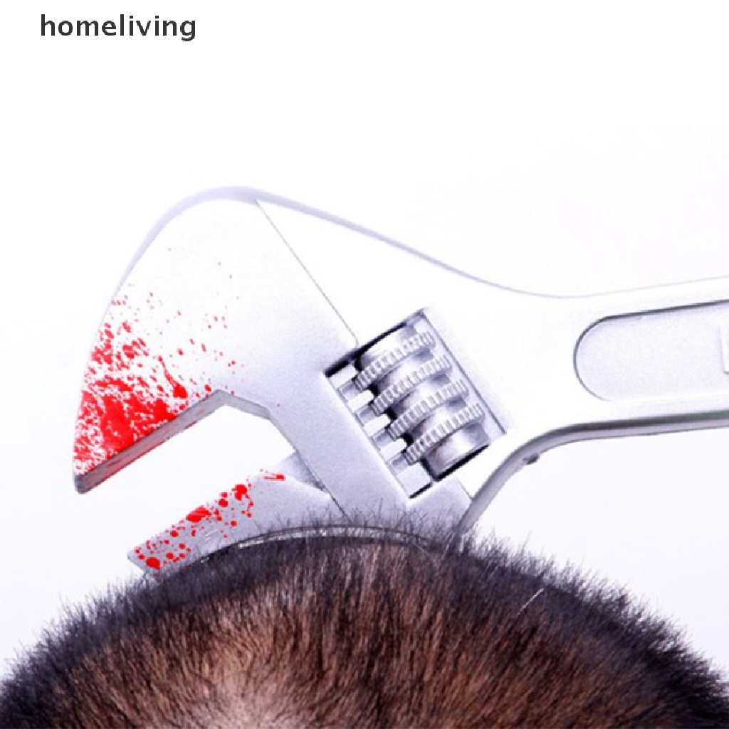 Băng Đô Rìu Lưỡi Cưa Giả Hóa Trang Halloween Kinh Dị