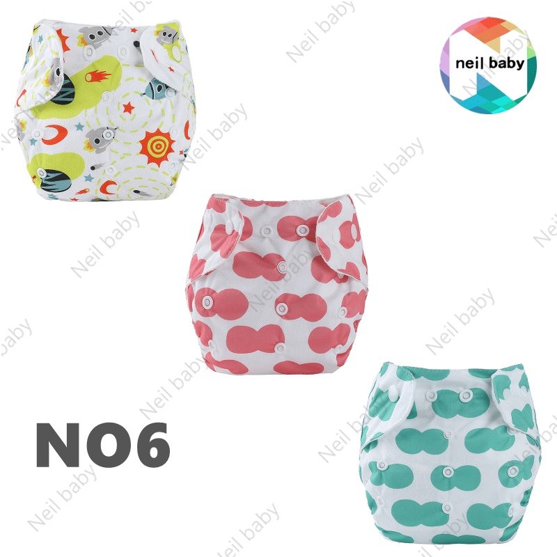 Bộ 3 món tã vải thân thiện với môi trường tã bỉm cho bé，Quần bỏ bỉm cho bé từ 9-14kg