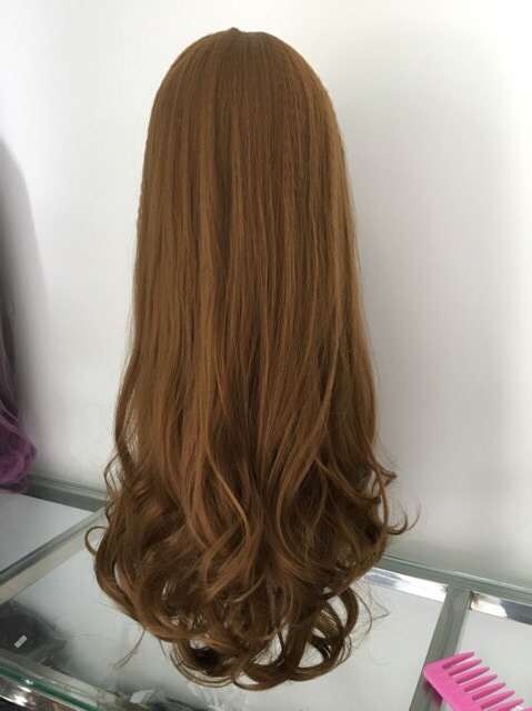 Tóc giả Nguyên đầu xoăn đuôi  tặng lưới chùm