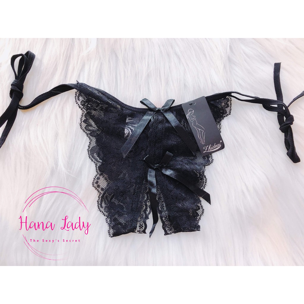 Quần lọt khe nữ, Quần chip lọt khe sexy ren không đáy hở mông xuyên thấu siêu gợi cảm quyến rũ khiêu gợi LK028 | BigBuy360 - bigbuy360.vn