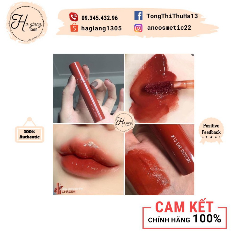 [khoivu]  Son Romand Juicy Tint màu 13 Eat Dotori, Son Tint Lì Romand Juicy Lasting Tint 64 | BigBuy360 - bigbuy360.vn