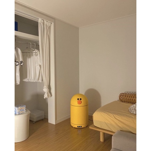 Tủ lạnh mini, tủ bảo quản mỹ phẩm mini Ccomo x Line Friends, Hàng Hàn Quốc