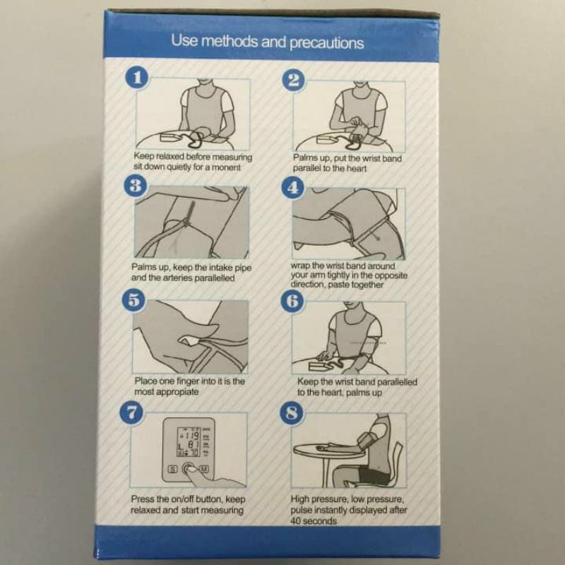 Máy đo huyết áp tiêu chuẩn Châu Âu Arm Style,