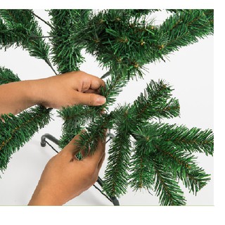 Cây thông noel màu xanh (chưa gồm set phụ kiện trang trí)