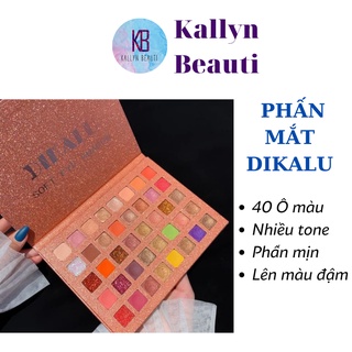 Bảng phấn mắt dikalu 40 ô nhũ lỳ soft eye shadow