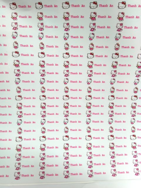 🌻Sticker tên kèm icon Kitty  🎀 Kitty house