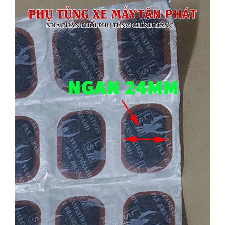 48 Miếng Nhỏ 30mm + Tuýp Keo Vá Ruột Xe Máy Xe Đạp Hiệu Zhongshan MICHEL Chemical