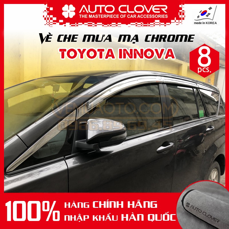 Vè che mưa Toyota Innova 2016-2022 - Chính hãng Auto Clover Hàn Quốc