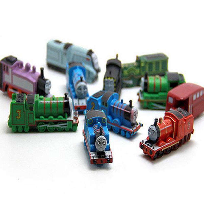 Set 12 Mô Hình Tàu Lửa Thomas E Mimigos Bằng Nhựa ABS Dành Cho Bé