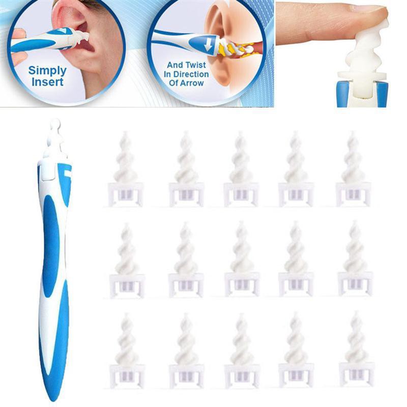Set 16 Dụng Cụ Lấy Ráy Tai Bằng Silicon Chuyên Dụng