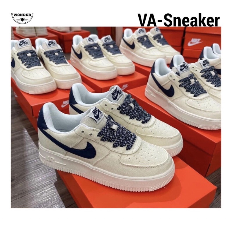 Giày air forcer 1 CanVas NaVy mẫu sneaker thể thao hót nhất 2022,dễ mix đồ phù hợp với mọi loại đồ!