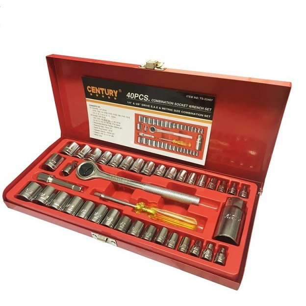 Bộ tuýp 40 món (1/4" & 3/8") Century - TS-23407