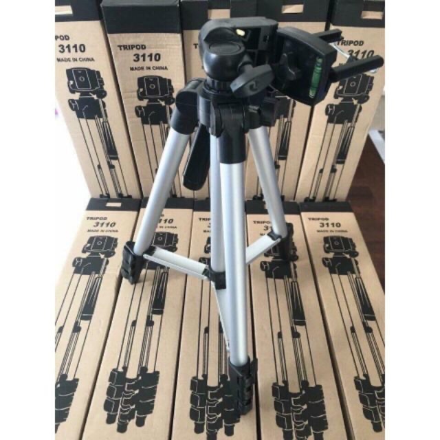 Giá đỡ máy ảnh, điện thoại 3 chân Tripod TF 3110 Quay phim, chụp ảnh, giá đỡ ( Điều chỉnh chiều cao tuỳ thích )