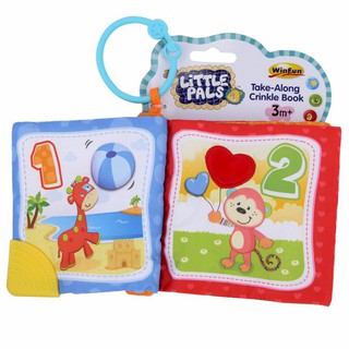 Sách vải động vật hoang dã sắc màu Winfun 0176
