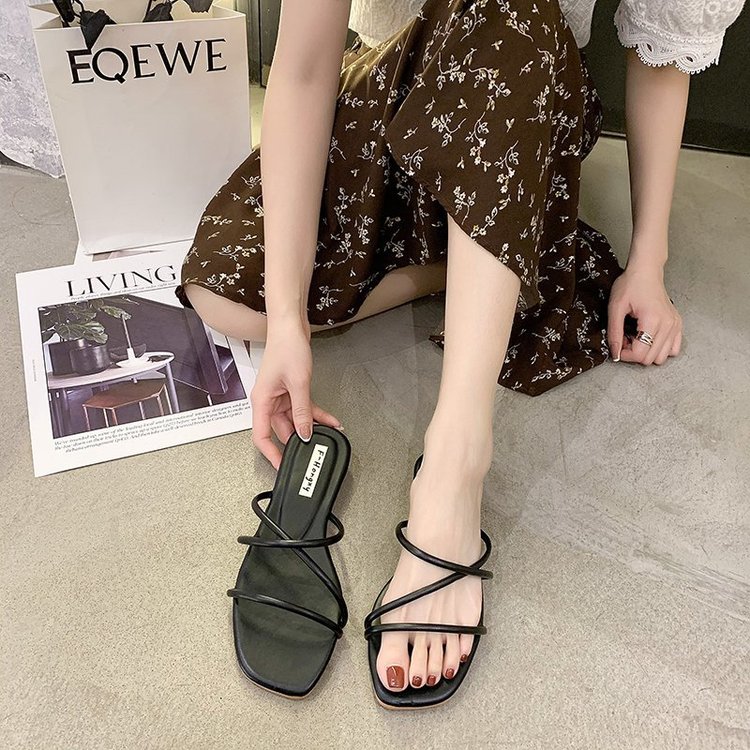 Giày Xăng đan Đế Bằng Quai Chéo Thời Trang Cho Nữ | BigBuy360 - bigbuy360.vn