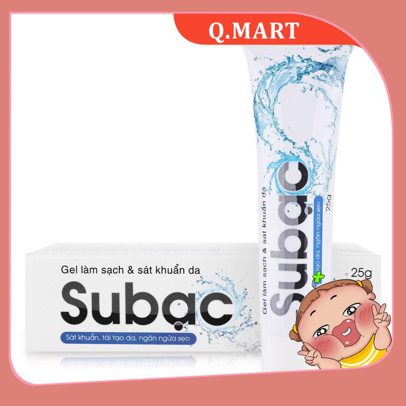 ✔️️️Gel làm sạch và sát khuẩn da Su Bạc 25g