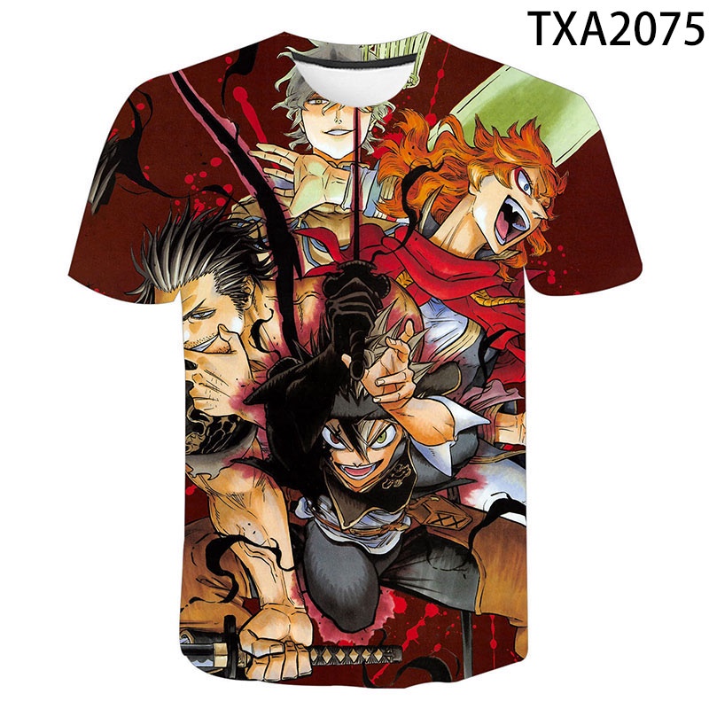 Áo Thun In Hình Cỏ Ba Lá 3D Thời Trang Đường Phố Cho Nam Nữ XS-3XL