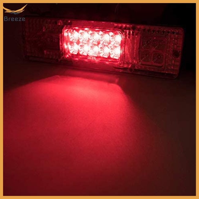 1 Cặp Đèn Tín Hiệu 12v 131 Bóng Led Ip65 Gắn Đuôi Xe Tải/Xe Tải Chống Nước