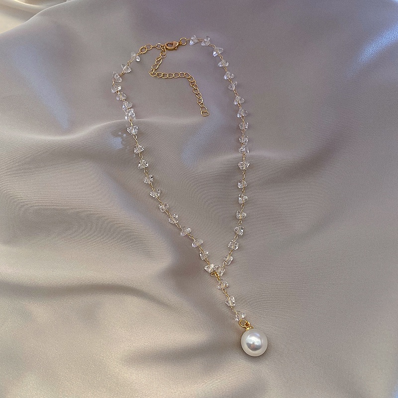 Vòng cổ ngọc trai nhân tạo thời trang Hàn Quốc cho nữ