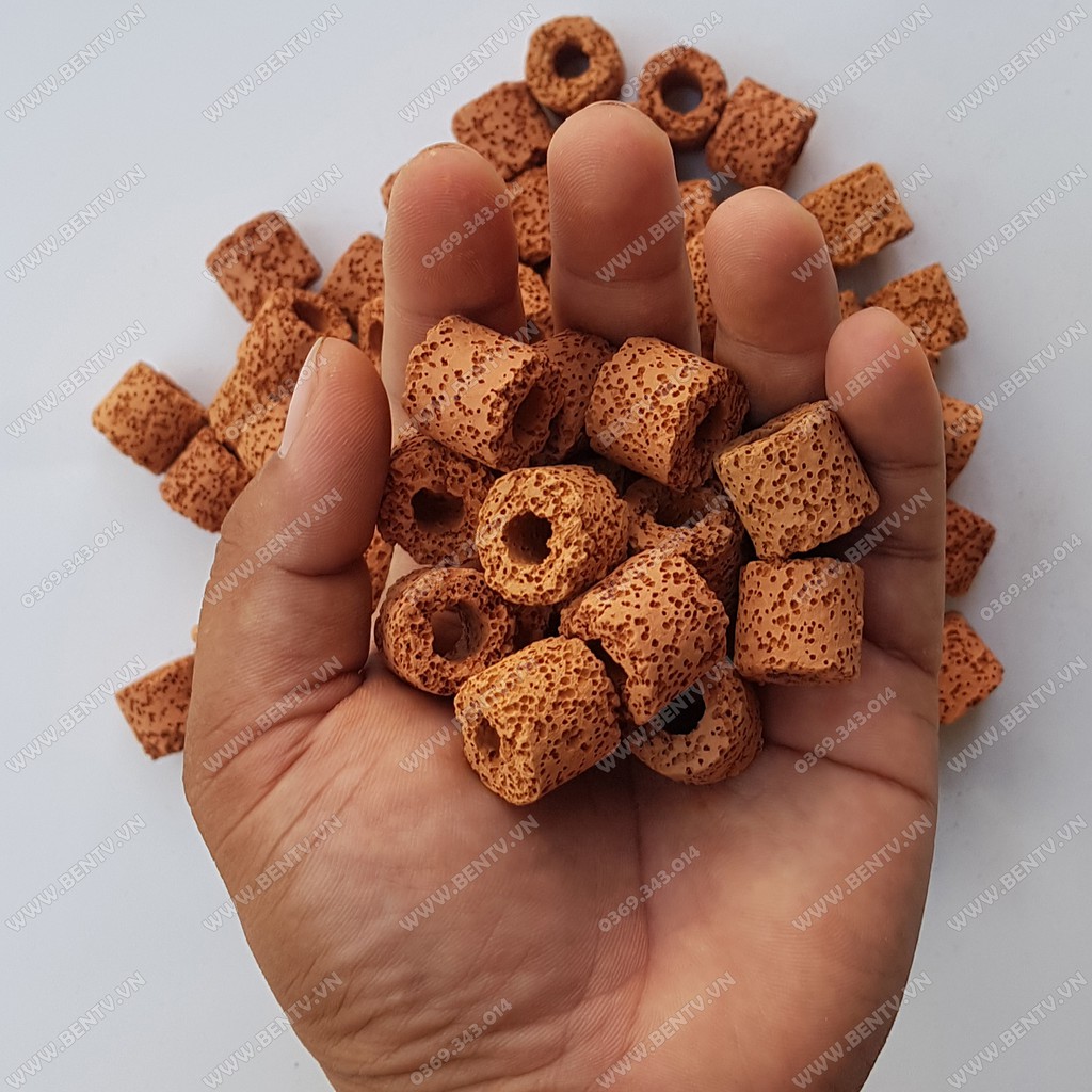 1 Kg Sứ Lọc Nâu Đỏ - Sứ Lọc Nước Bể Cá Cảnh