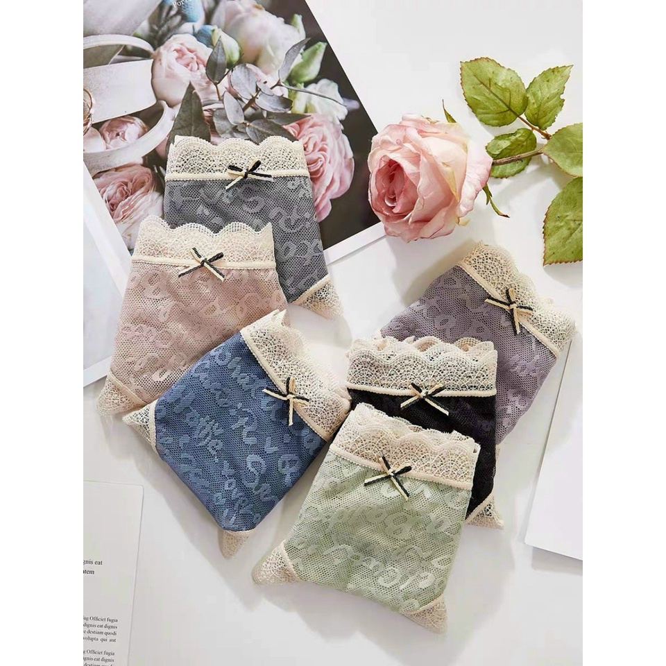 Quần Lót Ren Chữ Xuyên Thấu Sexy Quyến Rũ Gợi Cảm Min Underwear 201152