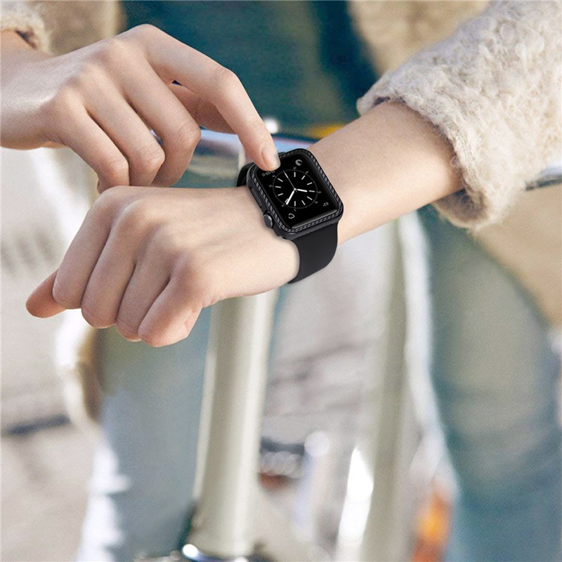 Apple Watch5/4 44MM 40MM Khung bảo vệ sợi cacbon siêu mỏng chất lượng cao cho