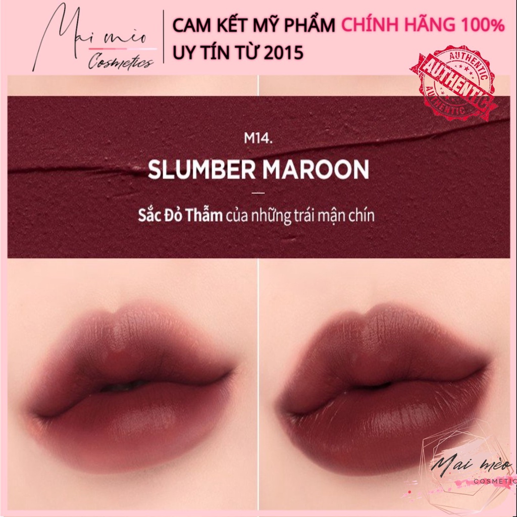 Son Merzy Mellow Tint m9/10/11/12/13/14 bản màu tím | BigBuy360 - bigbuy360.vn