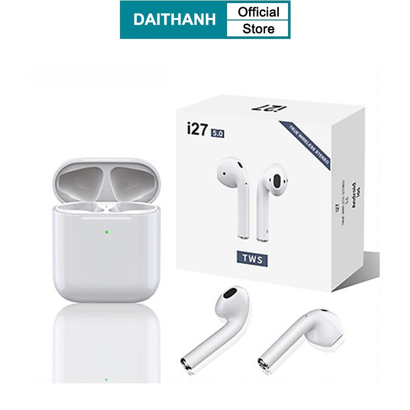 Tai Nghe i27 Pro Cực Xịn Sạc Không Dây Đổi Tên Định Vị Tháo Tai Dừng Nhạc Tương Thích IOS, Android