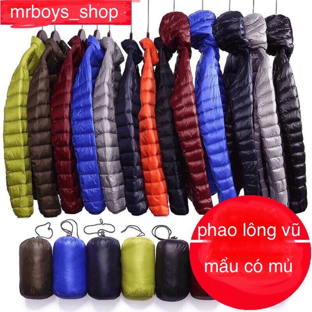 Áo phao lông vũ hàng nhập khẩu QCCC
