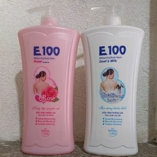 Sữa tắm trắng da E100 1,2L . E100 1200ml
