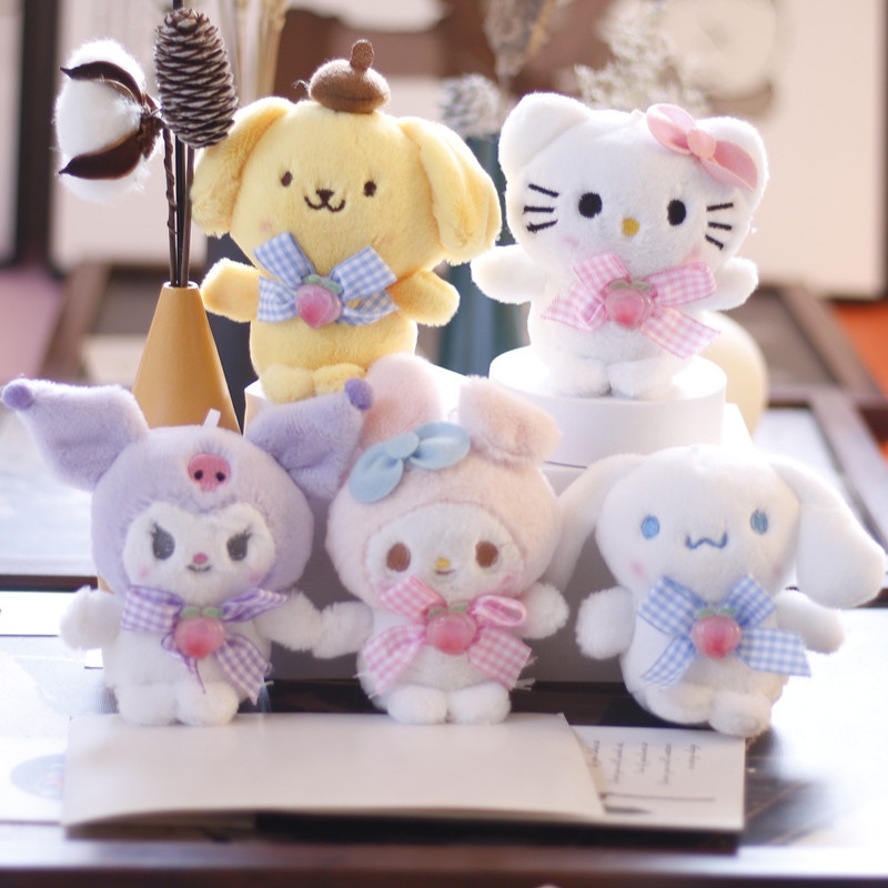 Sanrio Thú Nhồi Bông Hình Hello Kitty Yugui Trang Trí Ba Lô