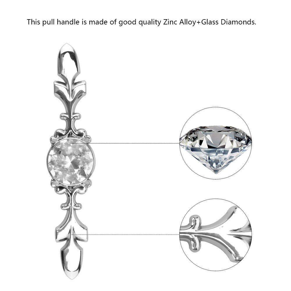 Tay Nắm Cửa Hình Chim Đại Bàng Đính Đá Pha Lê Sang Trọng | BigBuy360 - bigbuy360.vn