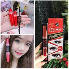 Chuốt mi Mascara supper model 5X long deep black - giúp mi siều dài, cong ,bền màu, chống nước [Hàng chuẩn Thái]