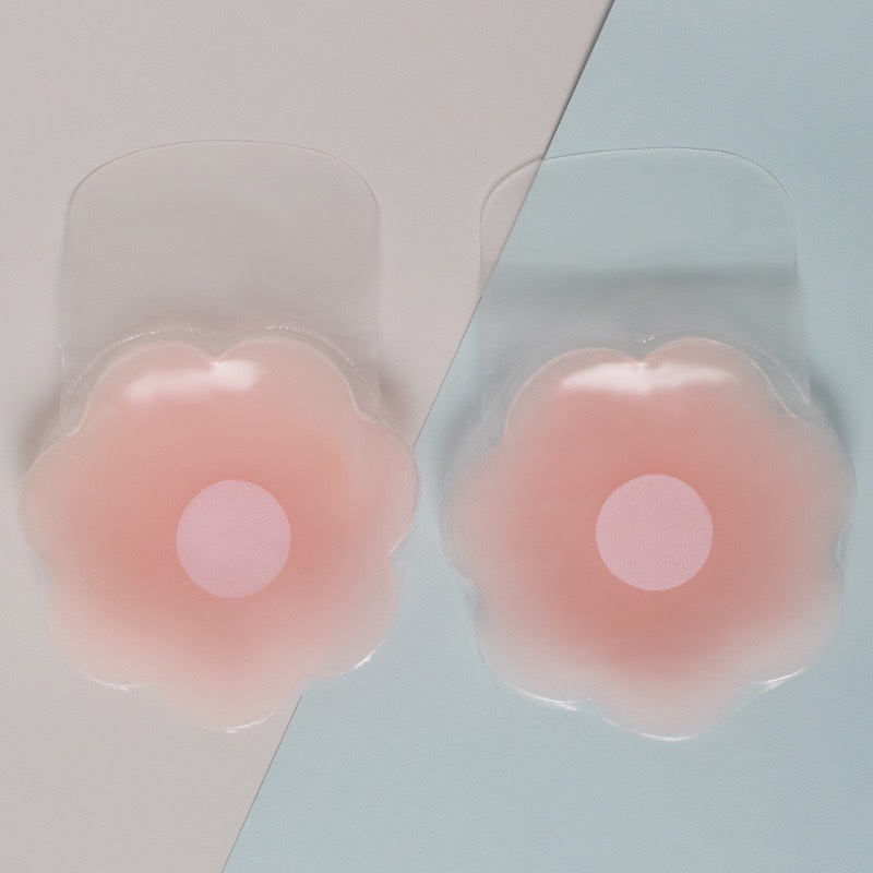 Miếng Dán Ngực ❤️FREESHIP❤️ Dán ti silicon chống xệ thiết kế bông hoa Mã 881/886