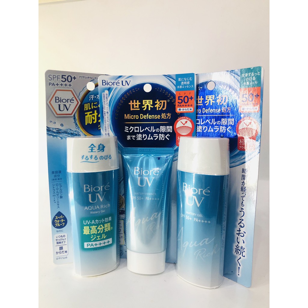 Kem chống nắng Biore UV Aqua Rich Watery Gel SPF50+/PA++++ 90ml | BigBuy360 - bigbuy360.vn