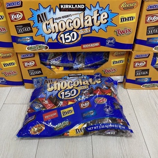Kẹo Socola tổng hợp All Chocolate 150 Pieces 2.55kg của Mỹ