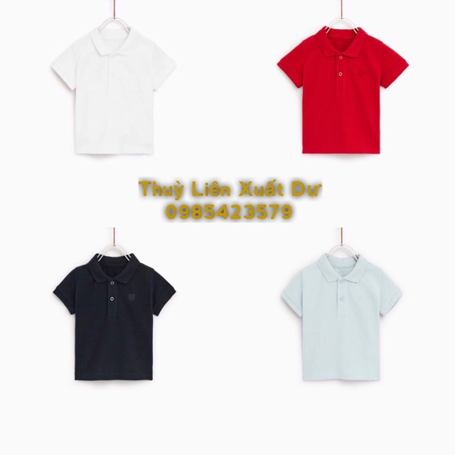 Áo Polo hè cho bé zara xuất khẩu