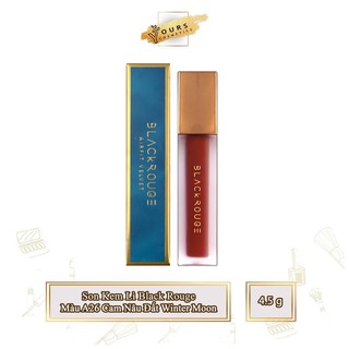 Son background/ black rouge A26 handmade màu nâu gạch siêu lì, son kem lên màu rất đẹp giá dành cho học s