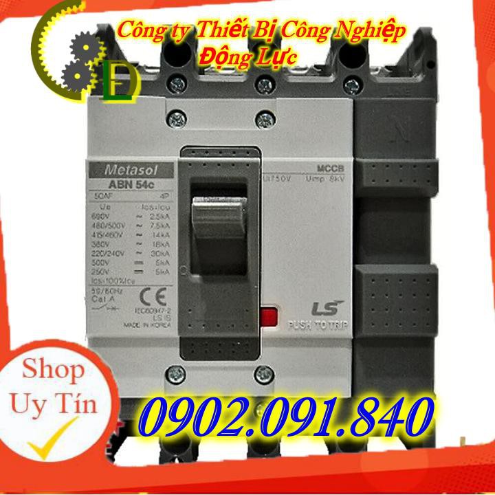Aptomat 3 pha CHÍNH HÃNG Attomat LS MCCB ABN54c 30/40/50A.Cam kết HOÀN TIỀN đổi trả nếu có bất cứ sai sót gì từ sản phẩm