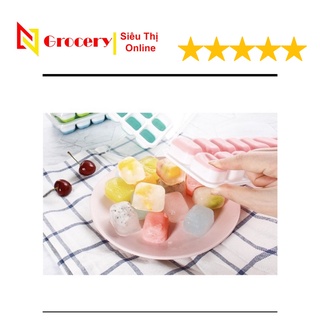Khay đá silicon có nắp