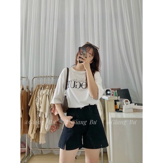 quần shorts jean xẻ