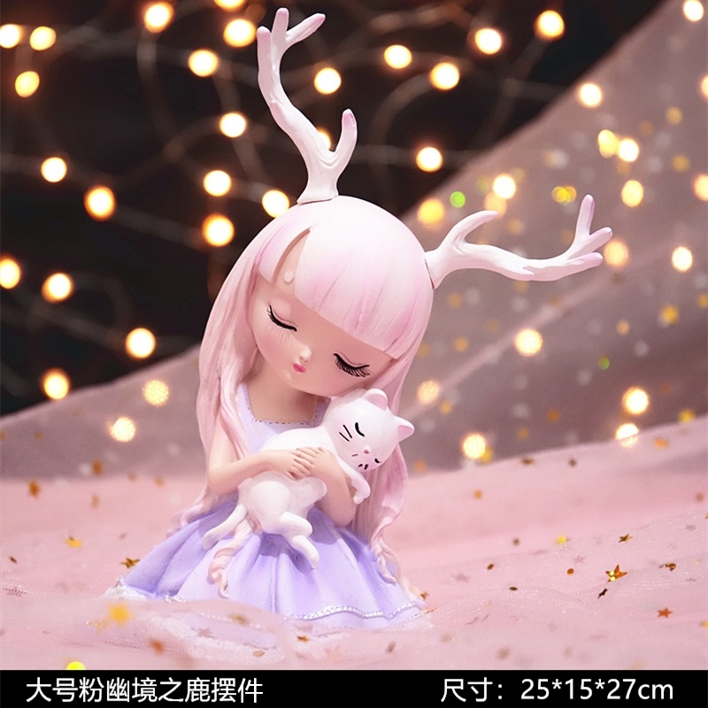 Búp Bê Công Chúa Trang Trí Bánh Kem Dễ Thương