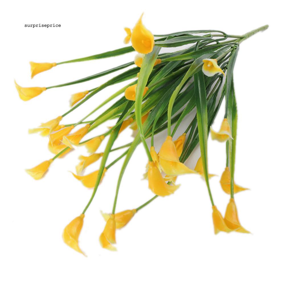 Bó hoa Lily nhân tạo 35 bông trang trí sống động hoa