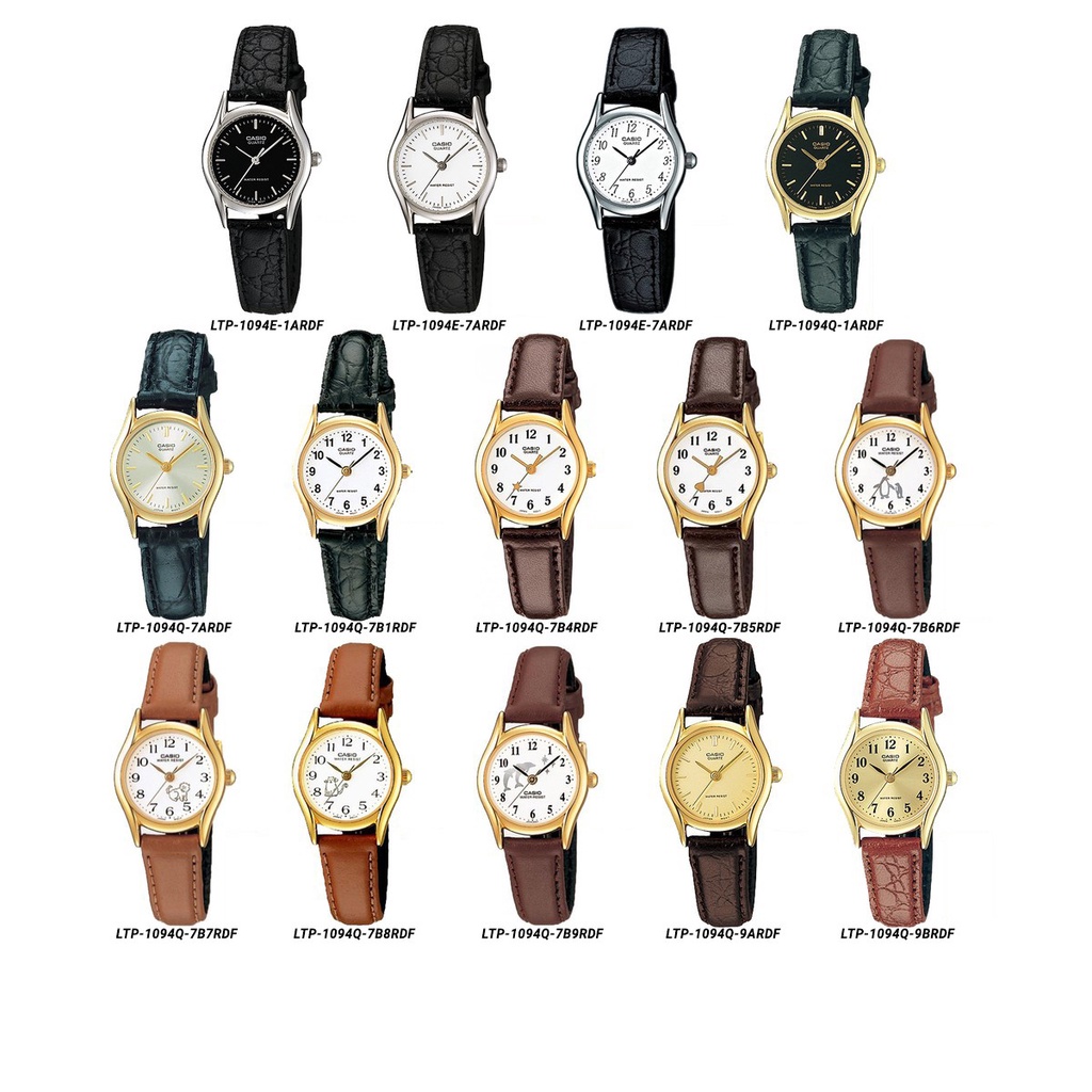 Đồng hồ nữ dây da Casio Anh Khuê LTP-1094