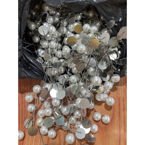 combo 10 gim cài trang trí cài áo