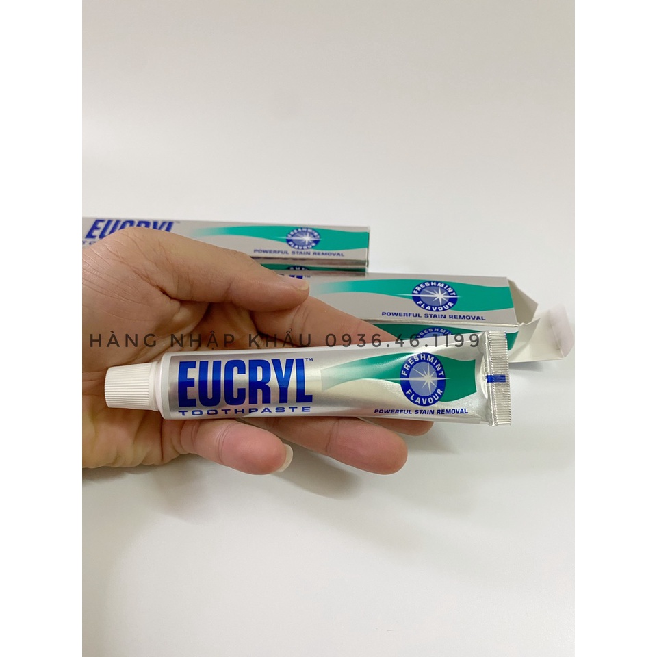 Kem đánh răng tẩy trắng răng Eucryl Toothpaste 50ml