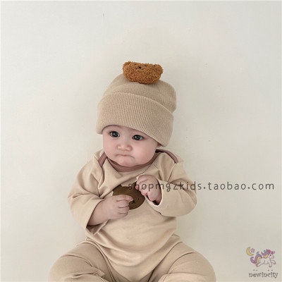 Mũ Len Dệt Kim Thời Trang Mùa Thu Đông Hàn Quốc Ấm Áp Dành Cho Trẻ Nhỏ