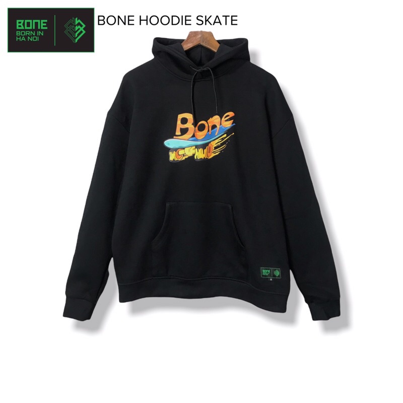 Áo hoodie local brand chính hãng unisex form rộng hoodie nam nữ Bone Skate