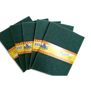 Tấm cước cọ rửa bát chén đĩa màu xanh 3S